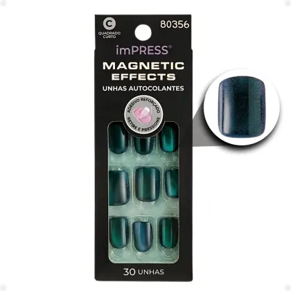 Imagem do produto Kiss New York imPress Magnetic Effects Better Things - Unhas Postiças Autocolantes (30 Unidades)