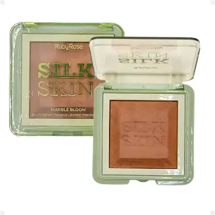 Imagem do produto Ruby Rose Silk Skin Baked Mosaico Marble Bloom Velvet Taupe - Blush em Pó 8g