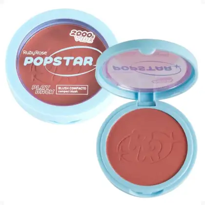 Imagem do produto Blush Compacto Ruby Rose Popstar Play Back Secrets HB-M08-1