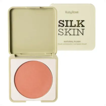Imagem do produto Blush Compacto Ruby Rose Silk Skin Natural Flush Latte Luxe Hb-t1001-3