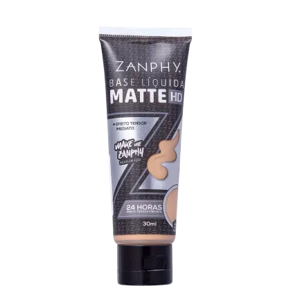 Imagem do produto Zanphy Matte HD 01 Porcelana - Base Líquida 30ml 