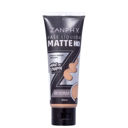 Imagem do produto Zanphy Matte HD 02 Bege Mel - Base Líquida 30ml 