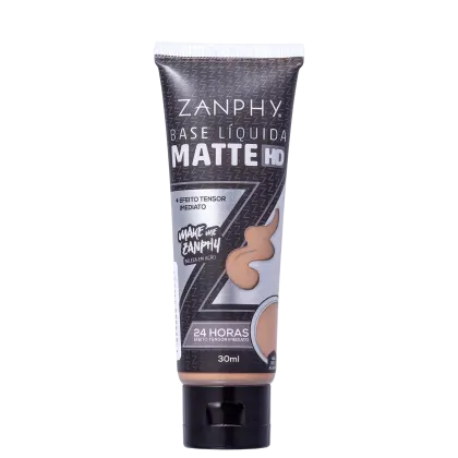 Imagem do produto Zanphy Matte HD 05 Marrom Médio - Base Líquida 30ml