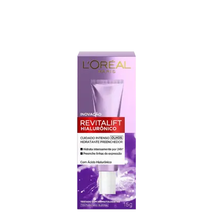 Imagem do produto L'Oréal Paris Revitalift Hialurônico - Creme Redutor de Linhas para Área dos Olhos 15g