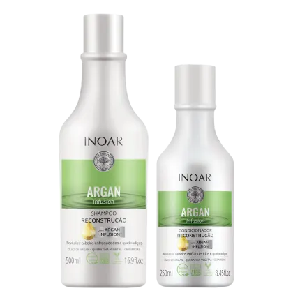 Imagem do produto Kit Inoar Argan Infusion Reconstrução (2 Produtos)