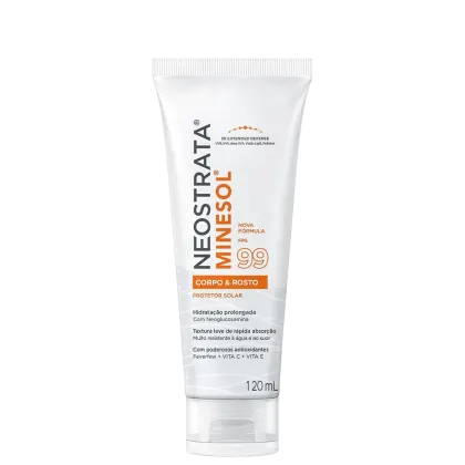 Imagem do produto NeoStrata Minesol Corpo & Rosto Antioxidante FPS 99 - Protetor Solar Fluido Hidratante 120ml