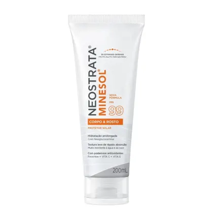Imagem do produto NeoStrata Minesol Corpo & Rosto Antioxidante FPS 99 - Protetor Solar Fluido Hidratante 200ml