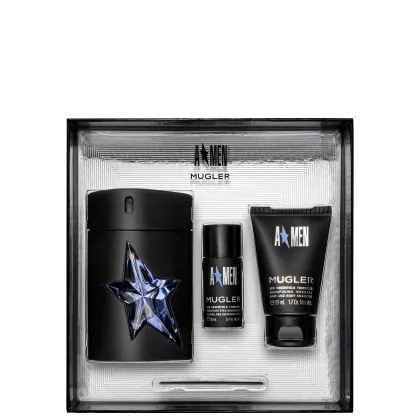 Imagem do produto Conjunto A*Men Rubber Mugler Masculino - Eau de Toilette 100ml + Gel de Banho 50ml + Desodorante 20ml