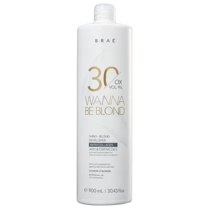 Imagem do produto Braé Wanna Be Blond 9% - Água Oxigenada 30 Volumes 900ml