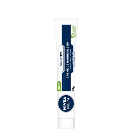 Imagem do produto NIVEA MEN Sensitive 2 em 1 - Creme de Barbear 65g