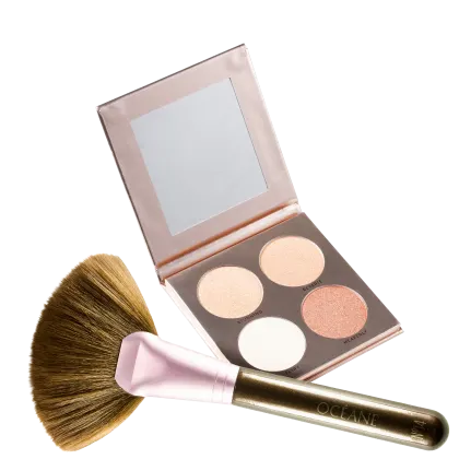 Imagem do produto Kit Océane Glow to Go Pincel Leque (2 Produtos)