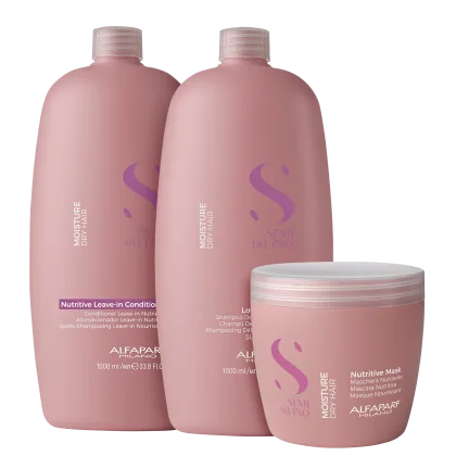Imagem do produto Kit Alfaparf Semi Di Lino Moisture Fios Protegidos (3 Produtos)