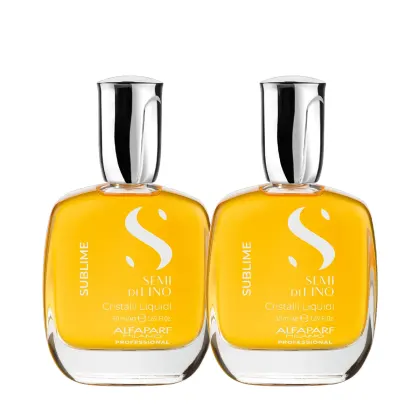 Imagem do produto Kit Alfaparf Semi di Lino Sublime Cristalli Liquidi - Óleo Capilar 50ml (2 unidades)