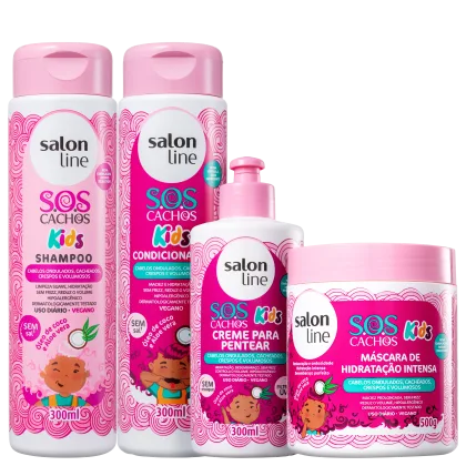 Imagem do produto Kit Salon Line S.O.S Cachos Kids Full (4 Produtos)