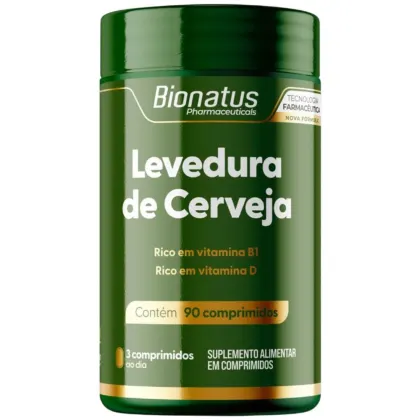 Imagem do produto Suplemento Alimentar Levedura De Cerveja Bionatus 90 Comprimidos