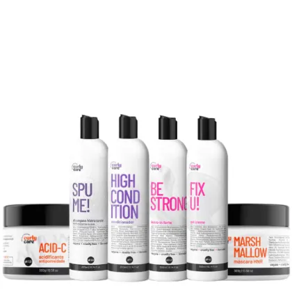 Imagem do produto Kit Completo Hidratação - Curly Care |  Tratamento Antiporidade e Definição Mais Bonita