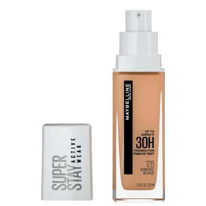 Imagem do produto Maybelline Superstay Active Wear 30H 128 Warm Nude - Base Líquida 30ml