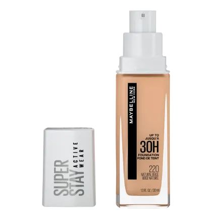 Imagem do produto Maybelline Superstay Active Wear 30H 220 Natural Beige - Base Líquida 30ml