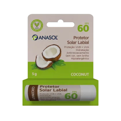 Imagem do produto Anasol Coconut FPS 60 - Protetor Labial 5g