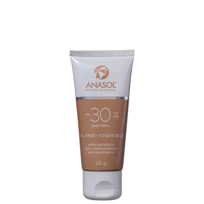 Imagem do produto Anasol FPS 30 Base Média - Protetor Solar com Cor 60g