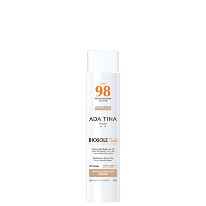 Imagem do produto Ada Tina Biosole Fluid Sun Color Defense Médio Escuro FPS 98 -  Protetor Solar com Cor 40ml