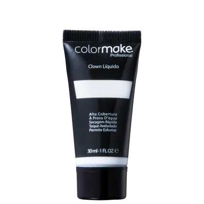 Imagem do produto Colormake Profissional Clown Branco - Tinta Líquida 30ml