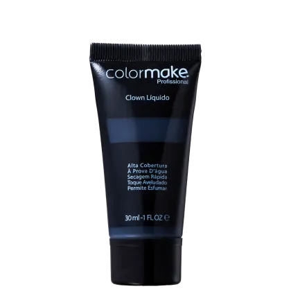 Imagem do produto Colormake Profissional Clown Preto - Tinta Líquida 30ml