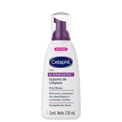 Imagem do produto Cetaphil Pro AC Dermocontrol Pele Oleosa - Espuma de Limpeza Facial 236ml
