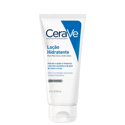 Imagem do produto CeraVe para Pele Seca a Extra Seca - Loção Hidratante Facial e Corporal Sem Perfume 200ml