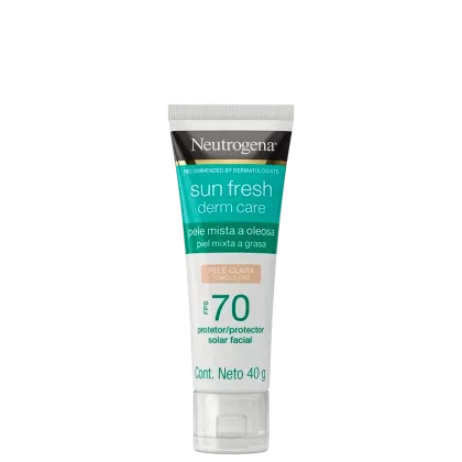 Imagem do produto Neutrogena Sun Fresh Derm Care FPS 70 Pele Clara - Protetor Solar Facial 40g