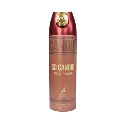Imagem do produto Desodorante Spray So Candid Pour Femme 200ml Maison Alhambra