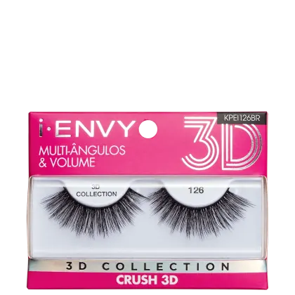 Imagem do produto Kiss New York i-Envy Crush 3D Collection 126 - Cílios Postiços