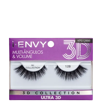 Imagem do produto Kiss New York i-Envy Ultra 3D Collection 128 - Cílios Postiços (1 Unidade)