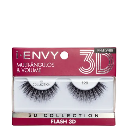 Imagem do produto Kiss New York i-Envy Flash 3D Collection 129 - Cílios Postiços