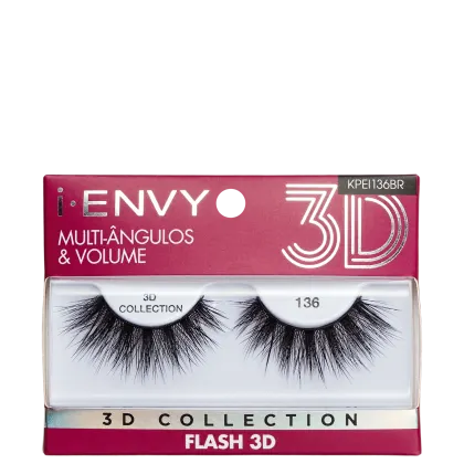 Imagem do produto Kiss New York i-Envy Flash 3D Collection 136 - Cílios Postiços