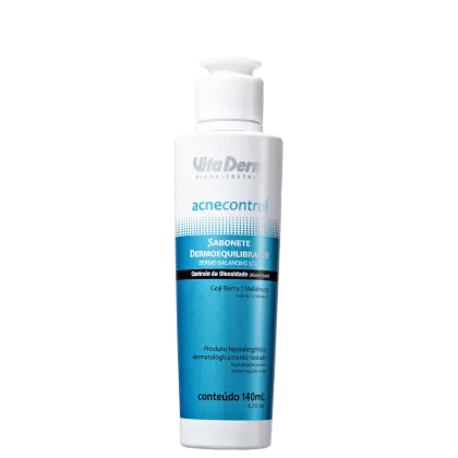 Imagem do produto Vita Derm Acnecontrol Dermoequilibrante - Sabonete Líquido Facial 140ml