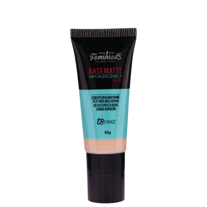 Imagem do produto TB Make Pausa para Feminices Bruna Tavares Hipoalergênica Matte C20 - Base Líquida 40g