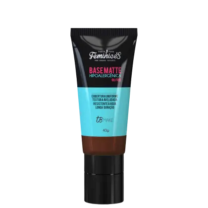 Imagem do produto TB Make Pausa para Feminices Bruna Tavares Hipoalergênica Matte E40 - Base Líquida 40g