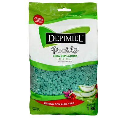 Imagem do produto Depimiel Pearls Vegetal - Cera Depilatória em Pérolas 1kg