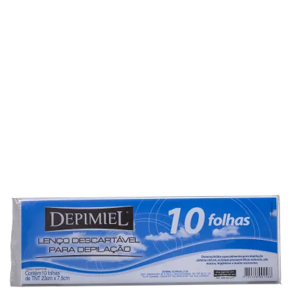 Imagem do produto Depimiel TNT Descartável - Lenço Depilatório (10 Unidades)
