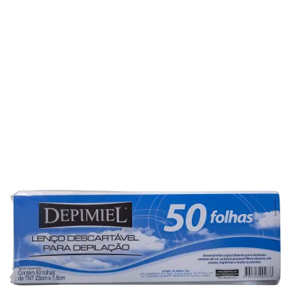 Imagem do produto Depimiel TNT Descartável - Lenço Depilatório (50 Unidades)