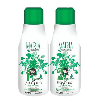 Imagem do produto Maria Escandalosa Escova Progressiva Sem Formol 2x1 300mls|