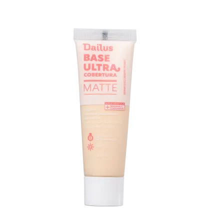 Imagem do produto Dailus Ultra Cobertura Matte D2 Claro - Base Líquida 28ml