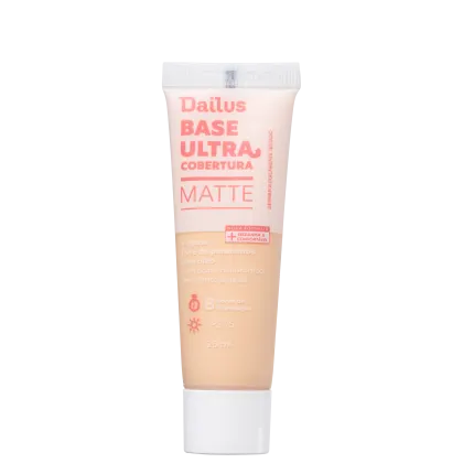 Imagem do produto Dailus Ultra Cobertura Matte D3 Claro - Base Líquida 28ml