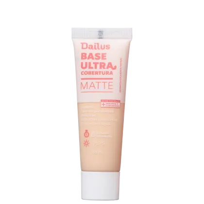 Imagem do produto Dailus Ultra Cobertura Matte D4 Claro - Base Líquida 28ml