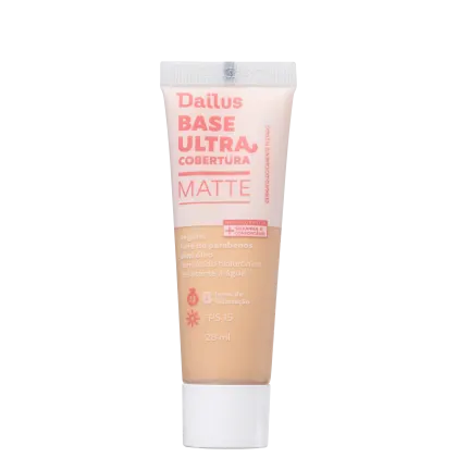 Imagem do produto Dailus Ultra Cobertura Matte D6 Médio - Base Líquida 28ml