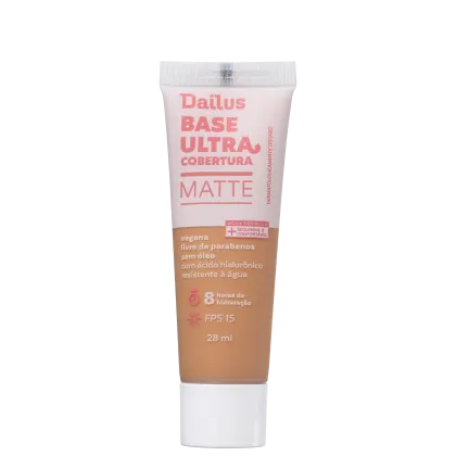 Imagem do produto Dailus Ultra Cobertura Matte D8 Médio - Base Líquida 28ml