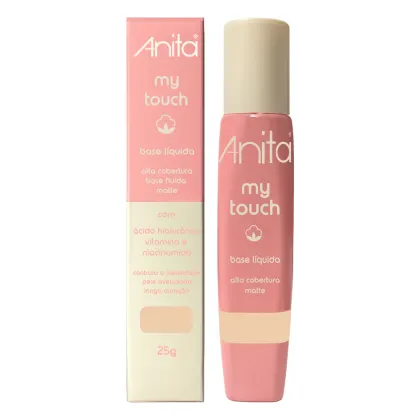 Imagem do produto ANITA BASE LIQUIDA MY TOUCH 25G TOM:01