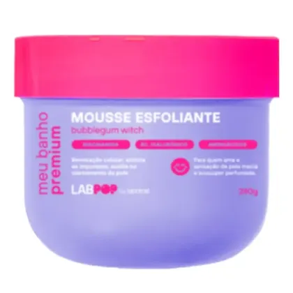Imagem do produto Labotrat Meu Banho Premium Bubblegum Witc Mousse Esfoliante 240g