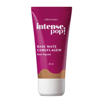 Imagem do produto Base Mate Camuflagem Cor 260 Intense Pop! 20ml